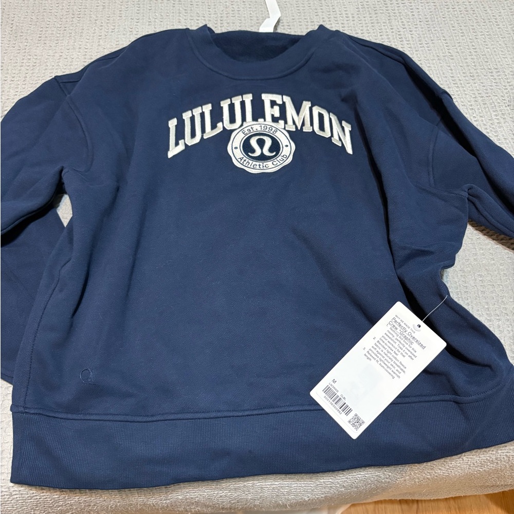lululemon athletica Navy Sweatshirt